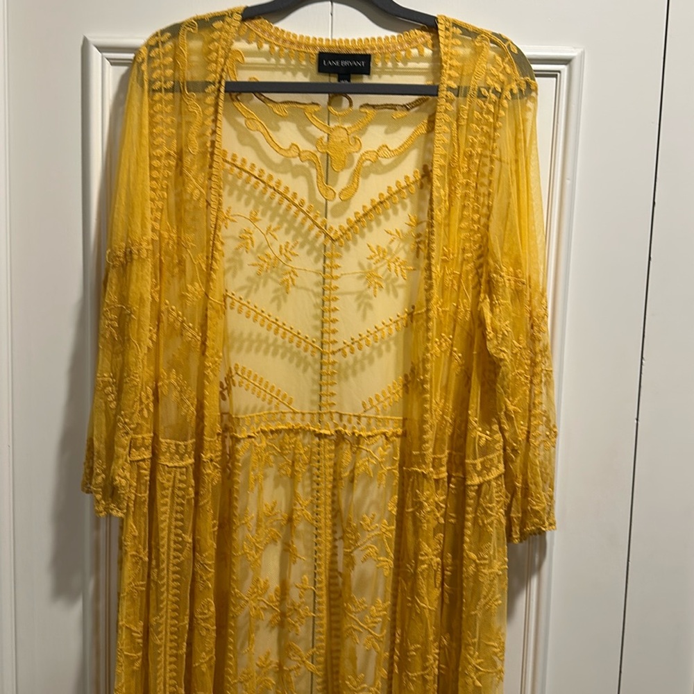 Lane Bryant Mesh Duster
